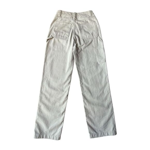 Aritzia TNA Greenwich High-waisted carpenter twill Pants Size 0 - Picture 7 of 12